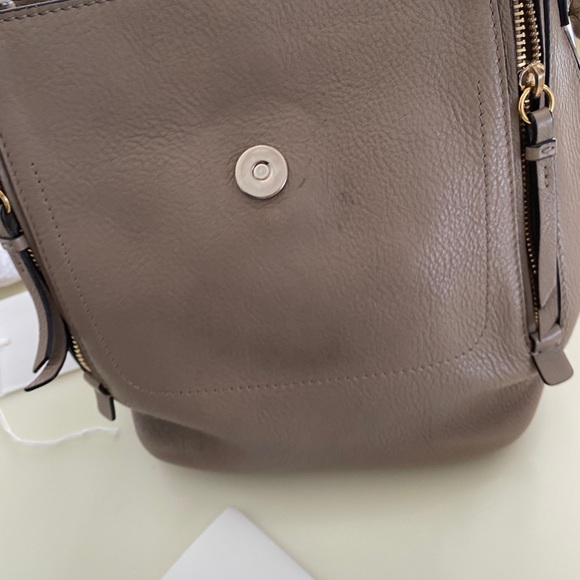 CHLOE FAYE small backpack in taupe main image 6